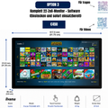 Option 3: 22 zoll monitor + software